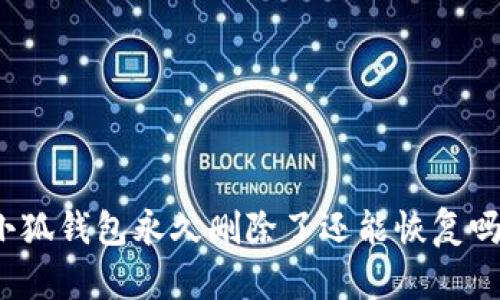 小狐钱包永久删除了还能恢复吗？